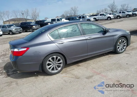 2014 Honda Accord Sport z USA, uszkodzony, nr VIN 1HGCR2F5XEA140450